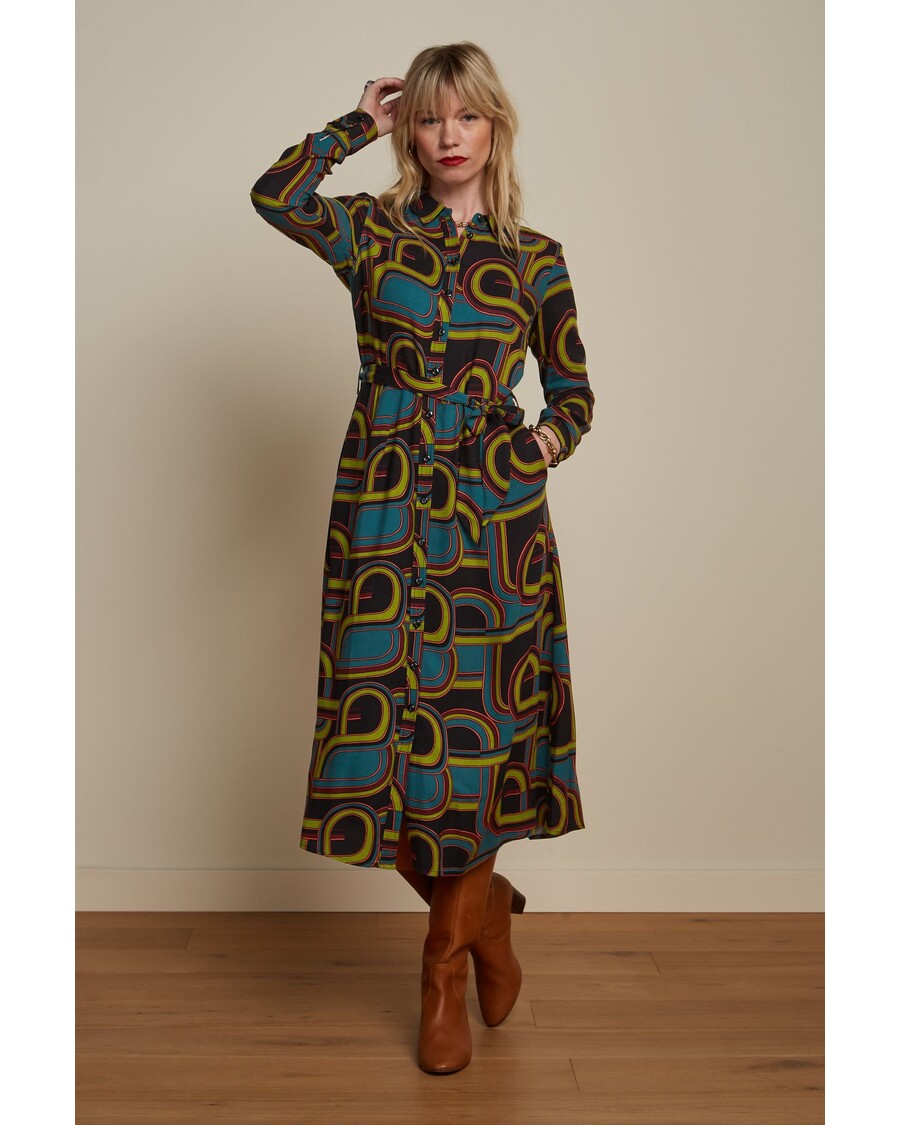 King Louie Rosie Midi Dress Zappa