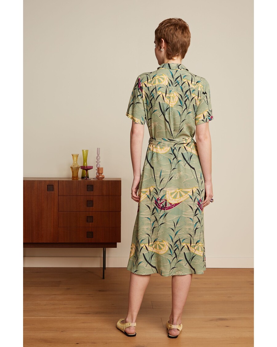 King Louie Olive Midi Dress Blush