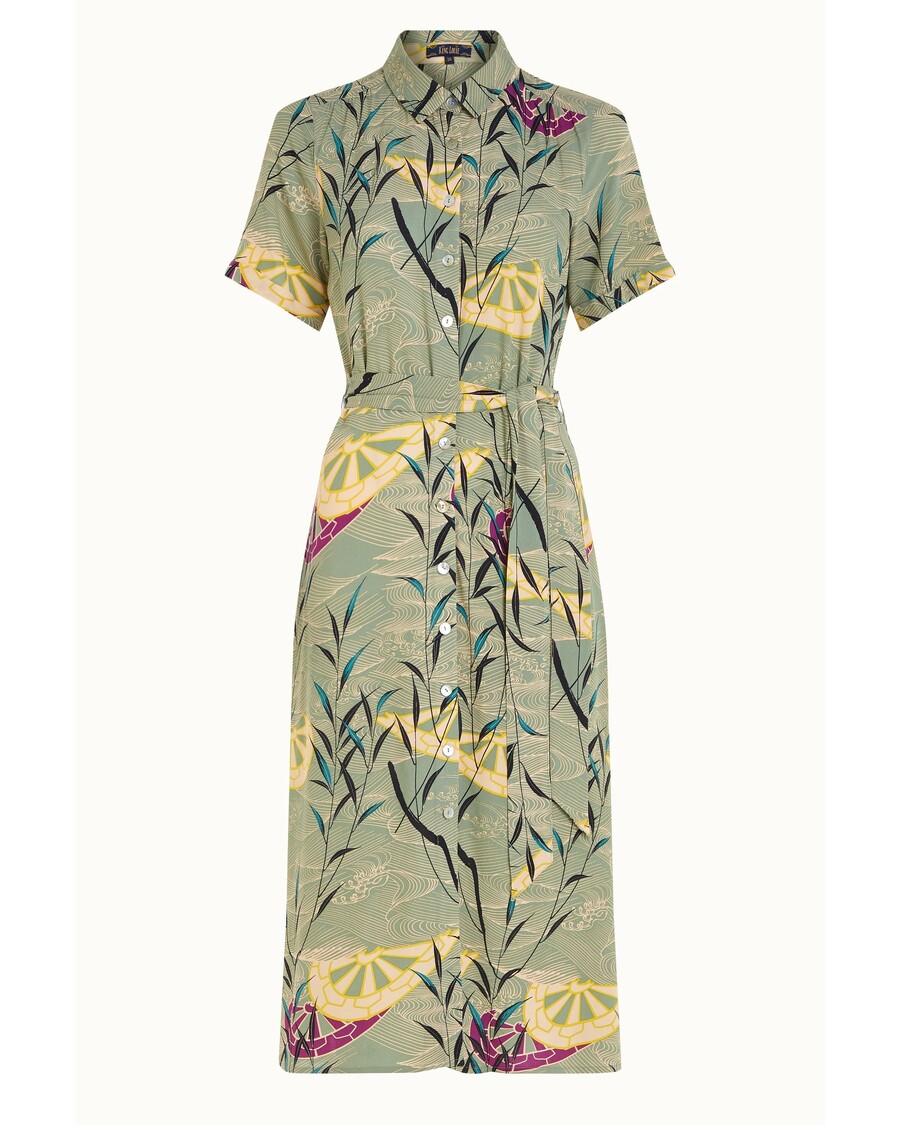 King Louie Olive Midi Dress Blush