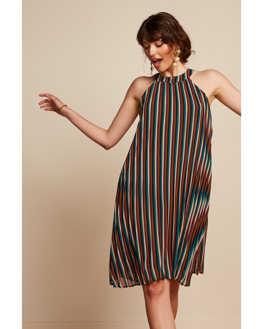 King Louie Virna Dress Piso Plisse