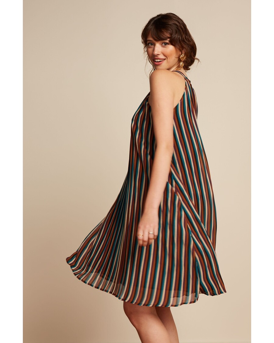 King Louie Virna Dress Piso Plisse