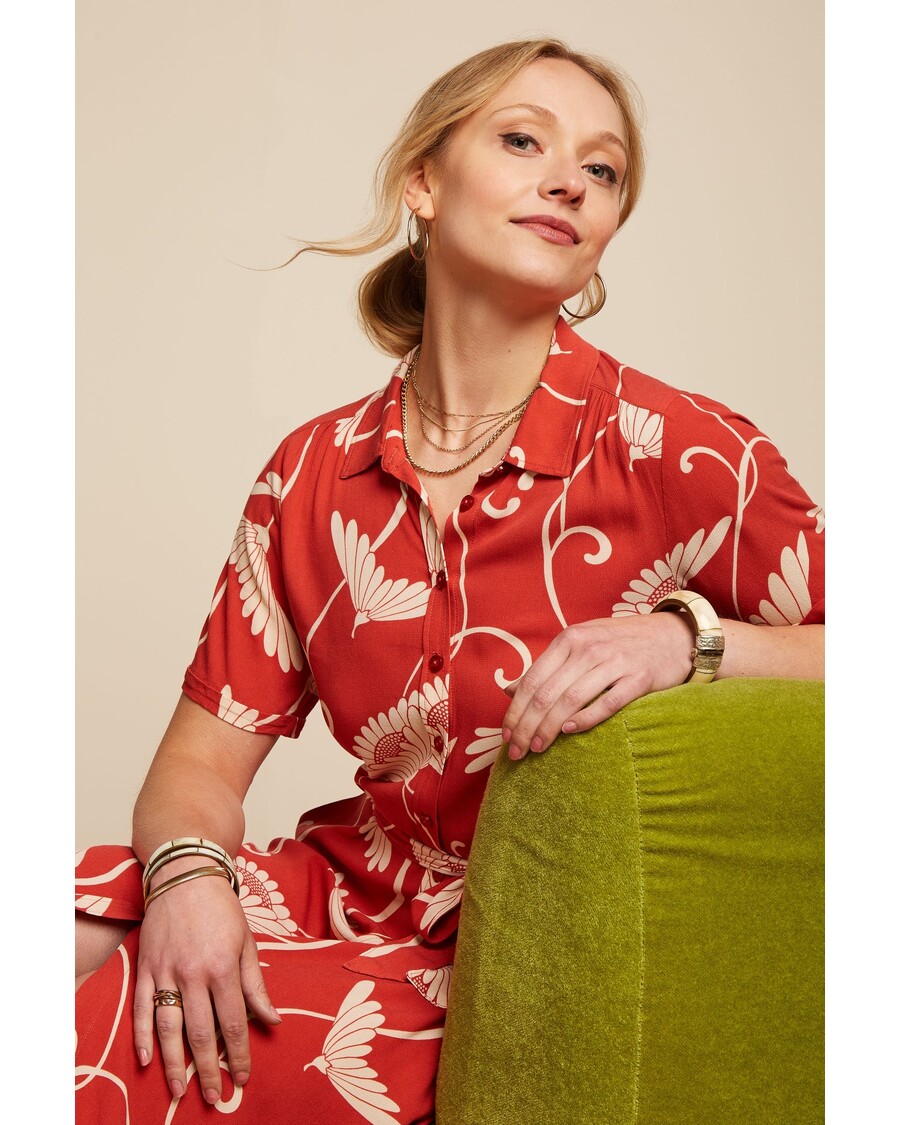 King Louie Olive Dress Pixy