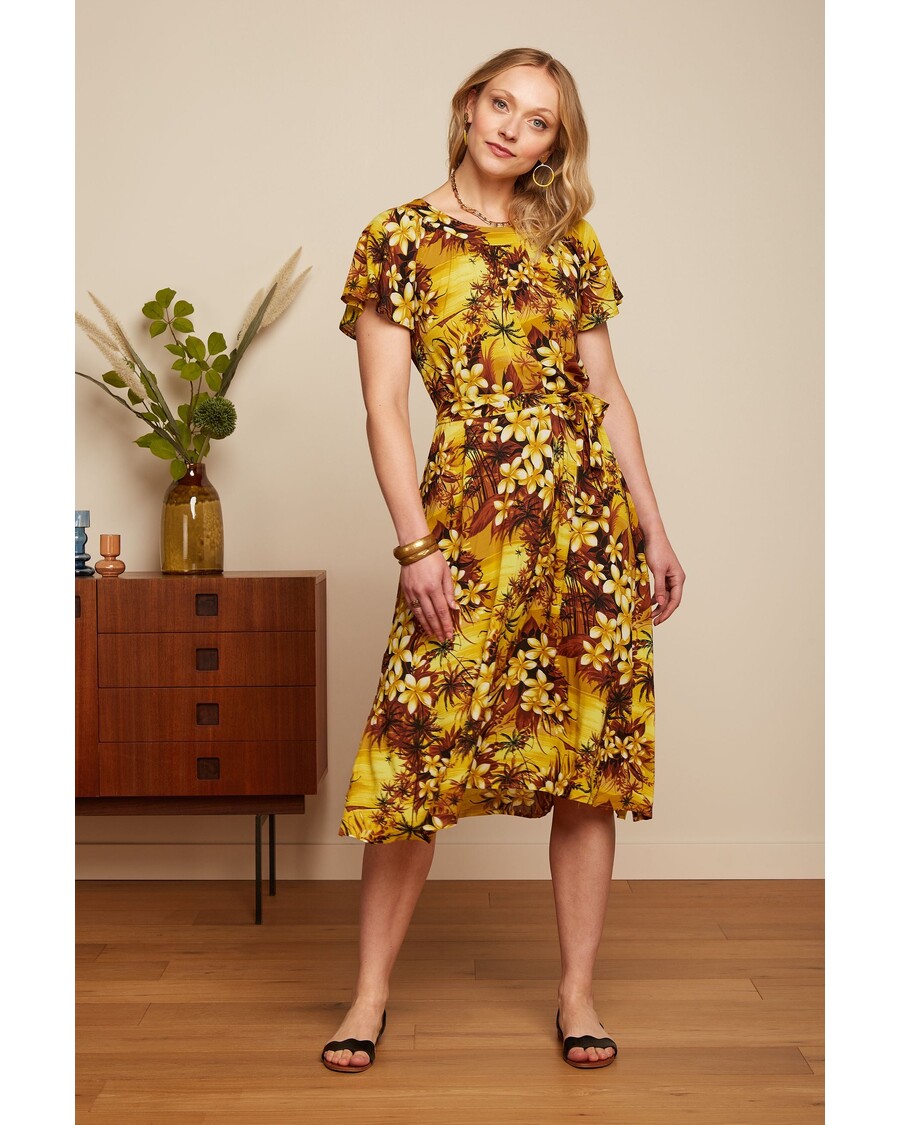 King Louie Talia Dress Emerald