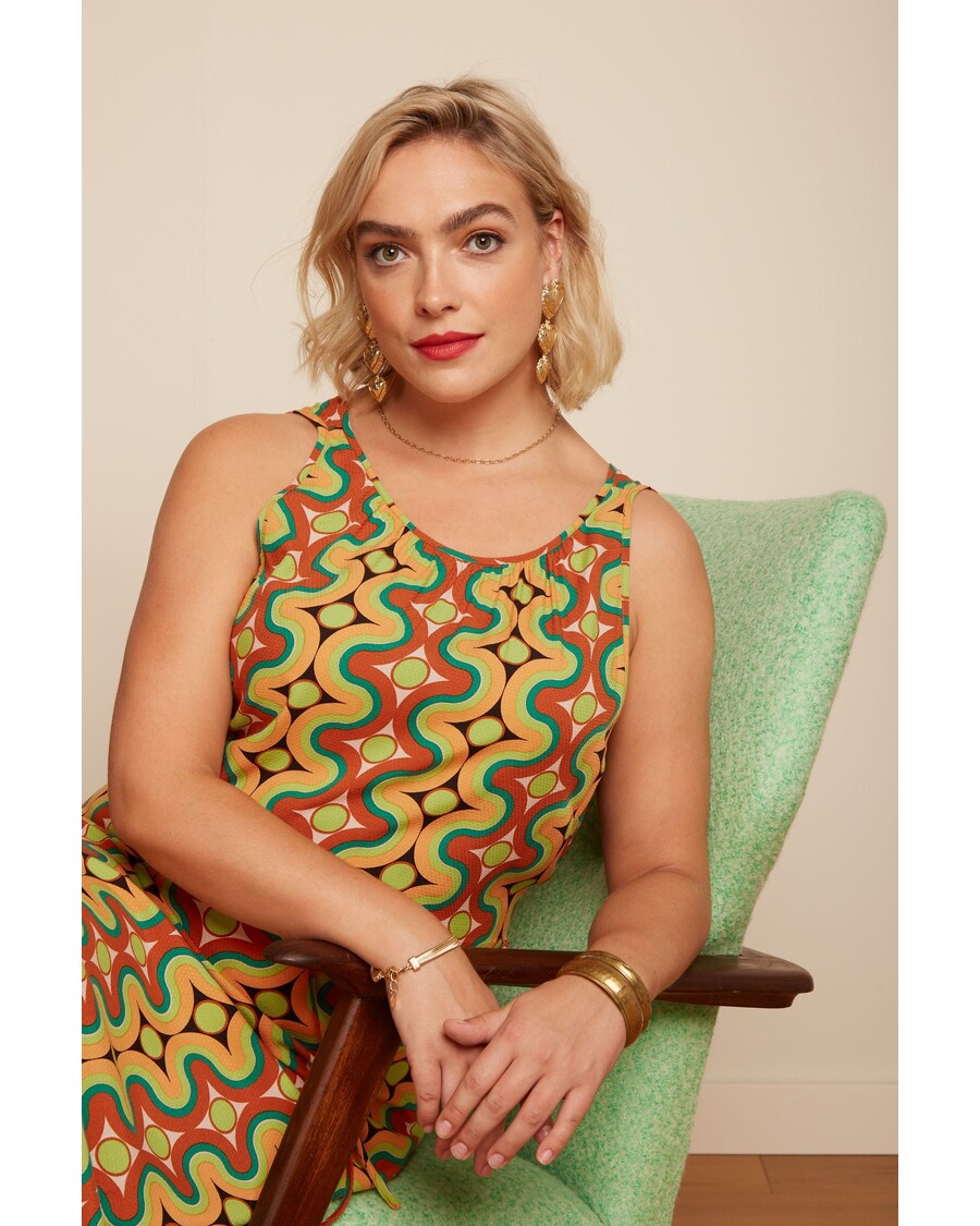 King Louie Hazel Midi Dress Kizko