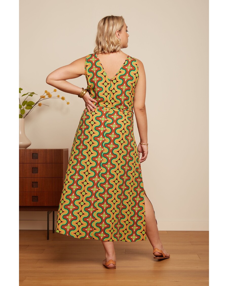 King Louie Hazel Midi Dress Kizko