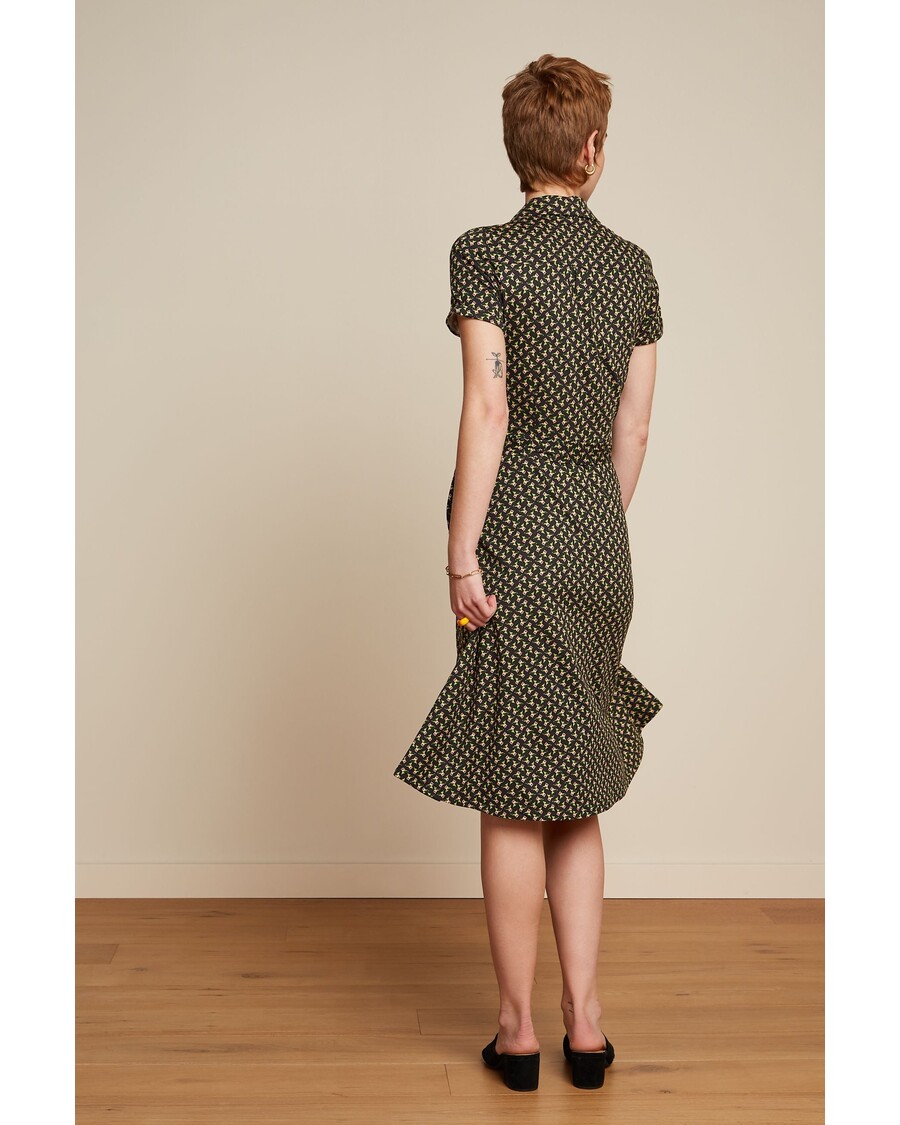 King Louie Olive Dress Minerva