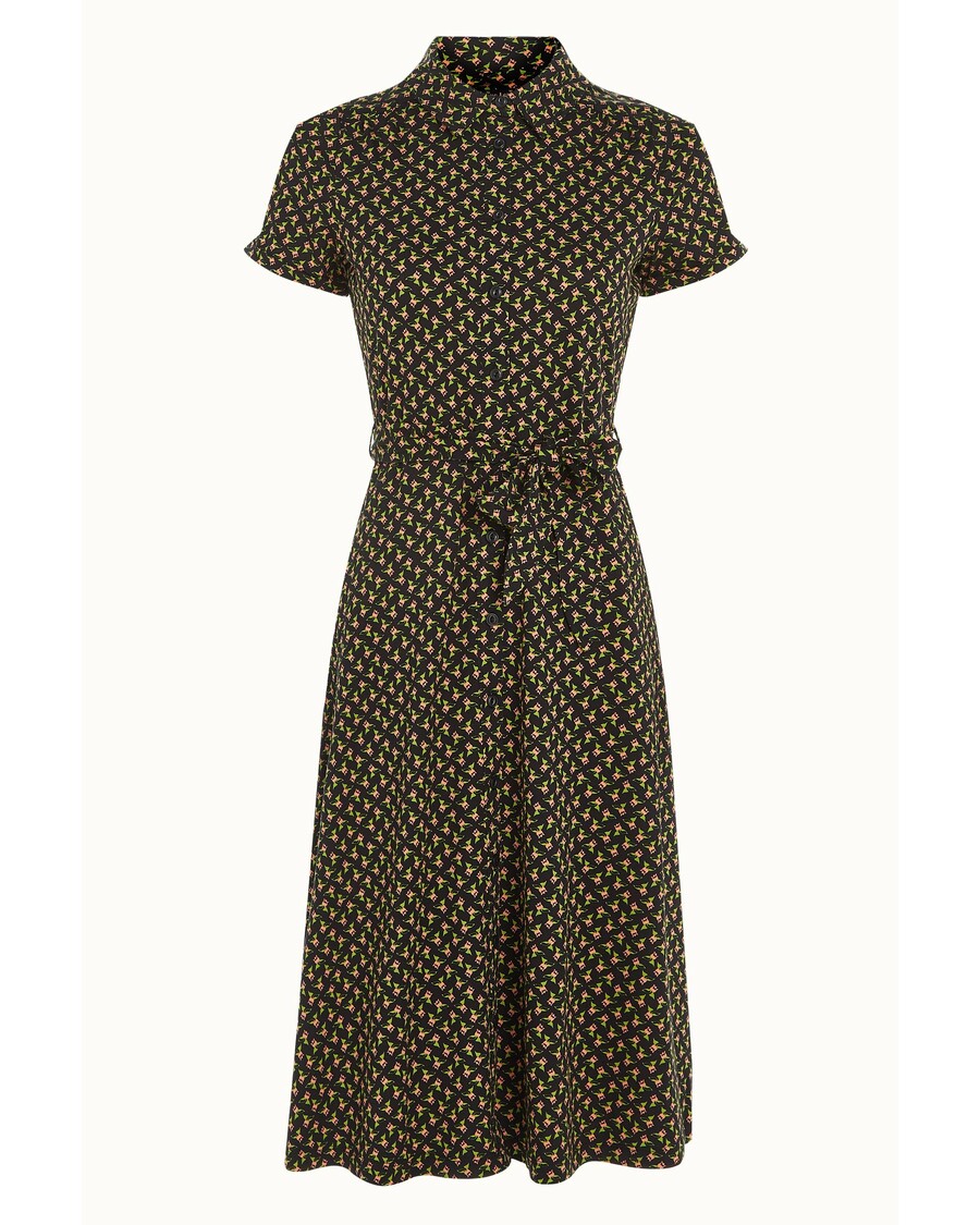 King Louie Olive Dress Minerva