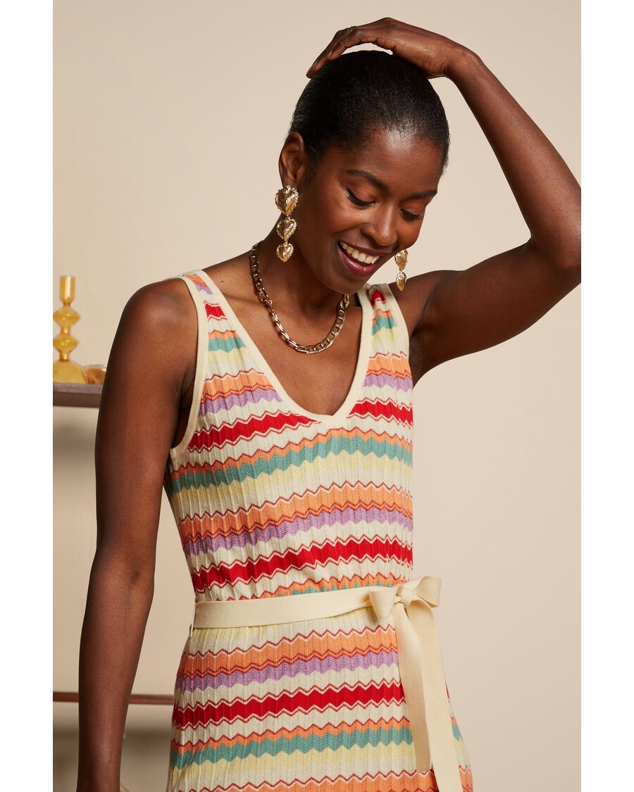 King Louie Duboka V Pletena Haljina Hadley