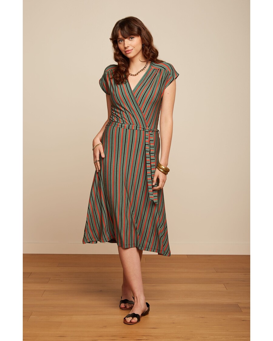 King Louie Abigail Dress Castillo Stripe
