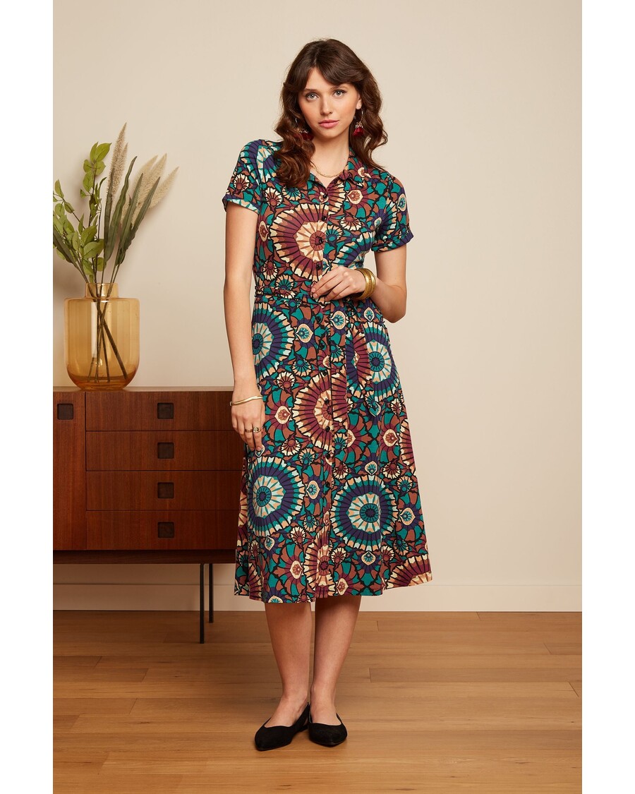 King Louie Olive Dress Torini