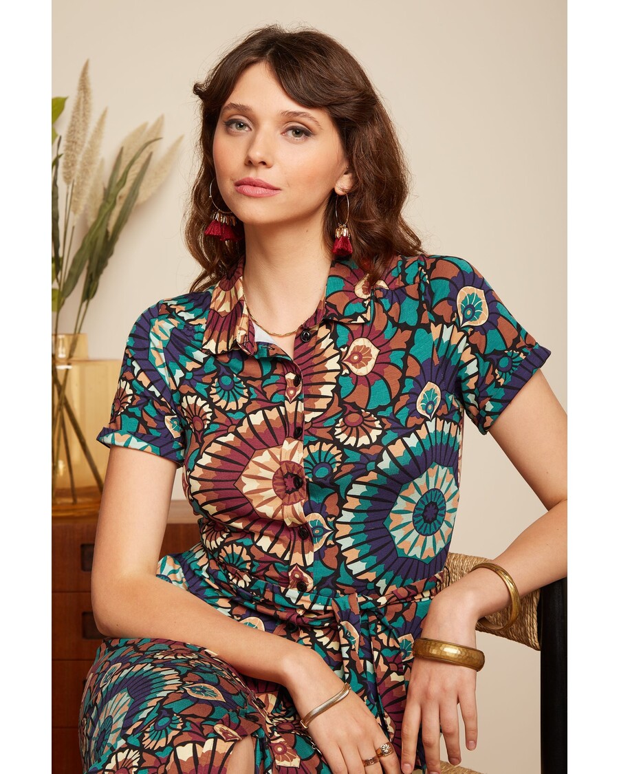 King Louie Olive Dress Torini