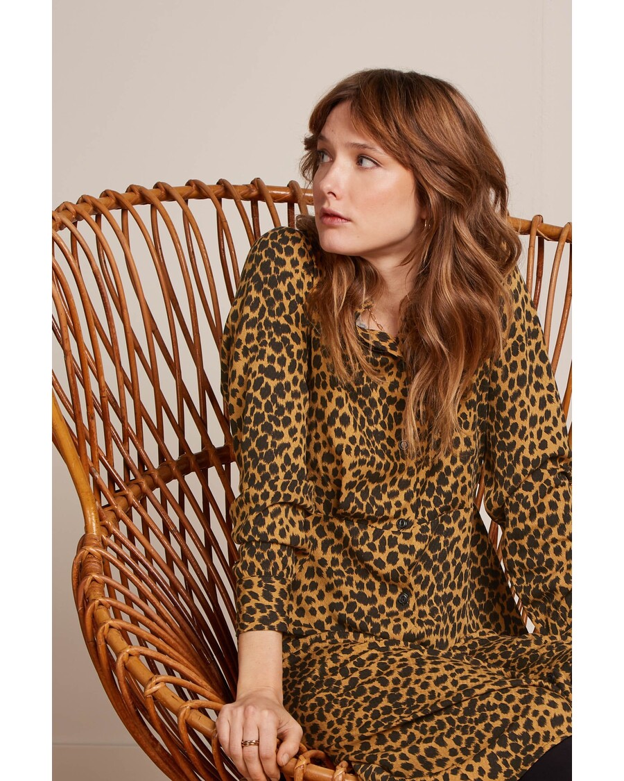 King Louie Mina Dress Tigre