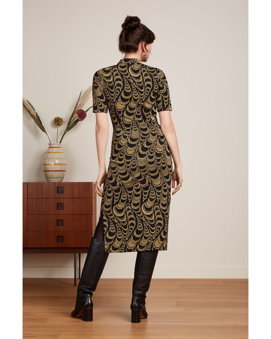 King Louie Chinese Midi Dress Bobbin Jacquard