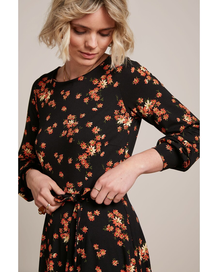 King Louie Betty Bellsleeve Dress Rivera