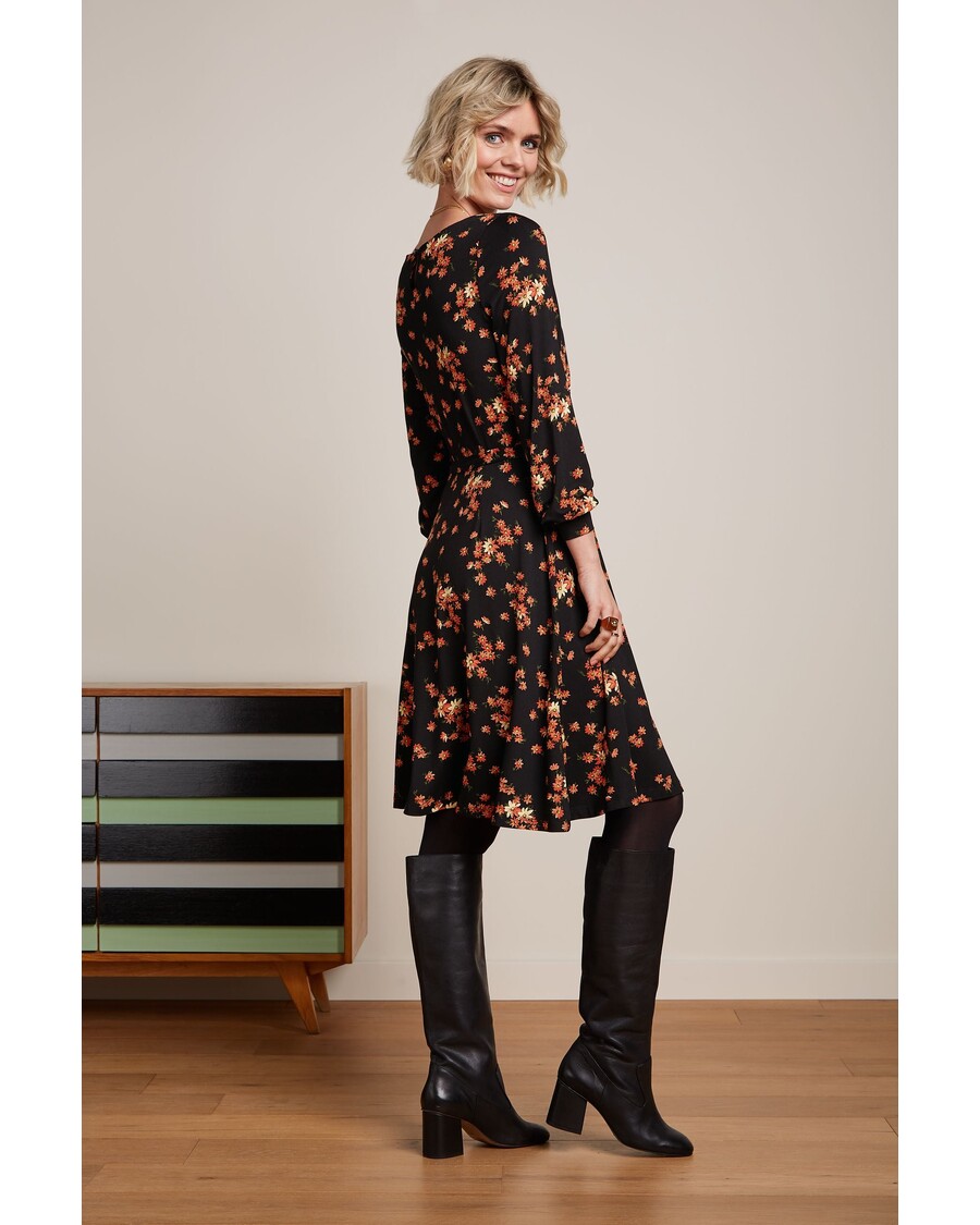 King Louie Betty Bellsleeve Dress Rivera