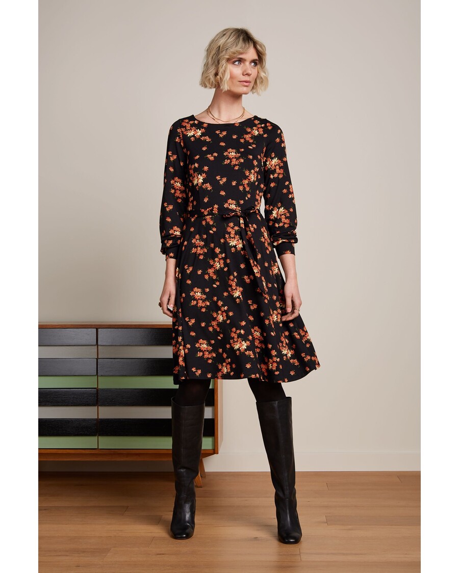 King Louie Betty Bellsleeve Dress Rivera