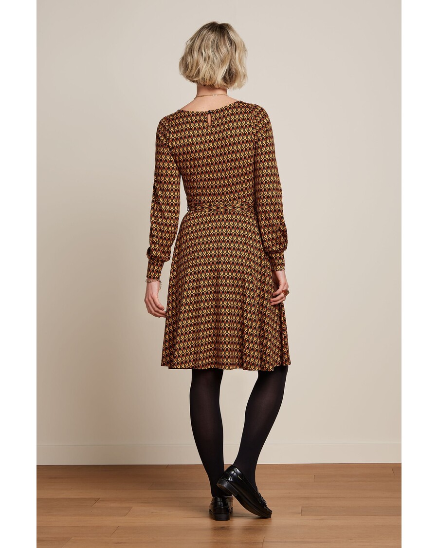 King Louie Betty Bellsleeve Dress Dandy