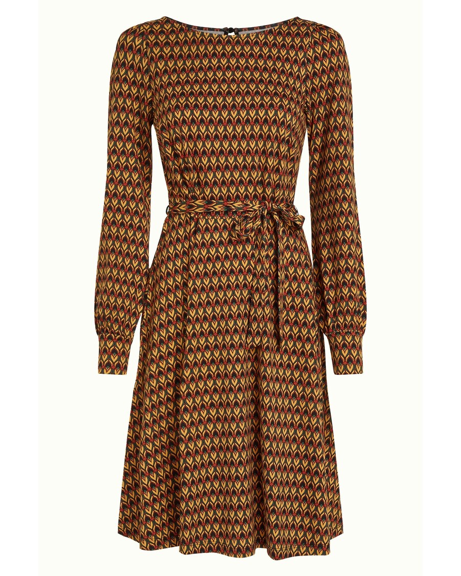 King Louie Betty Bellsleeve Dress Dandy