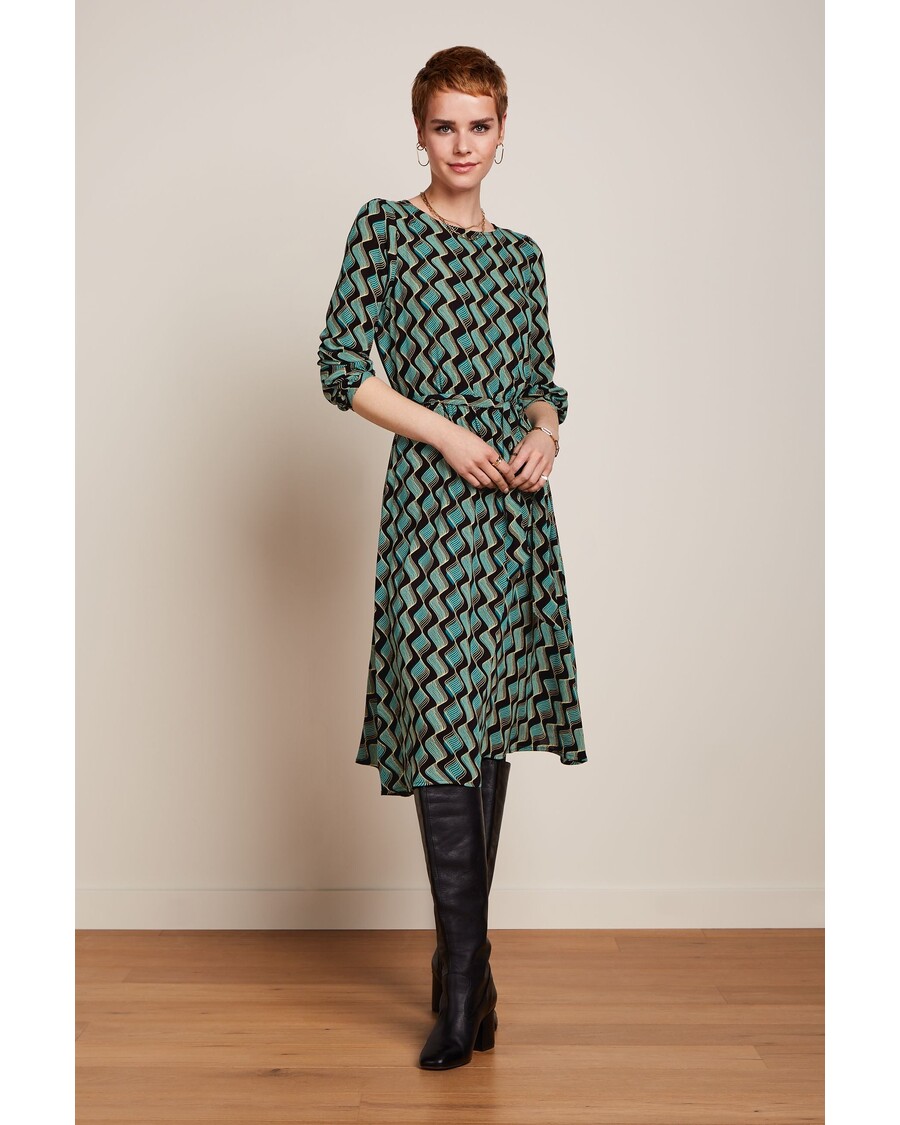 King Louie Betty Loose Fit Dress Jazz