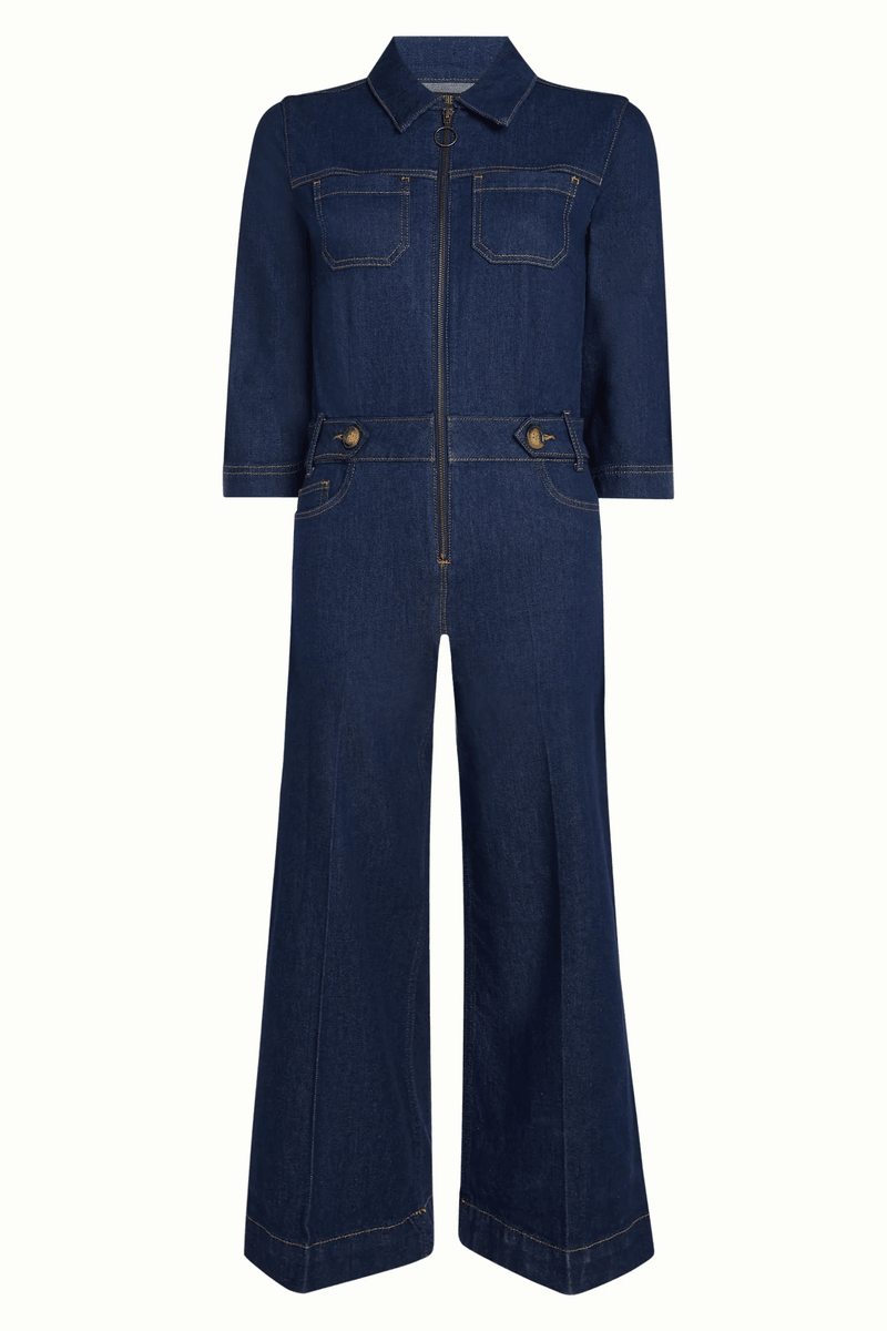 Kuningas Louie Vetoketjuhousut Onyx-denim