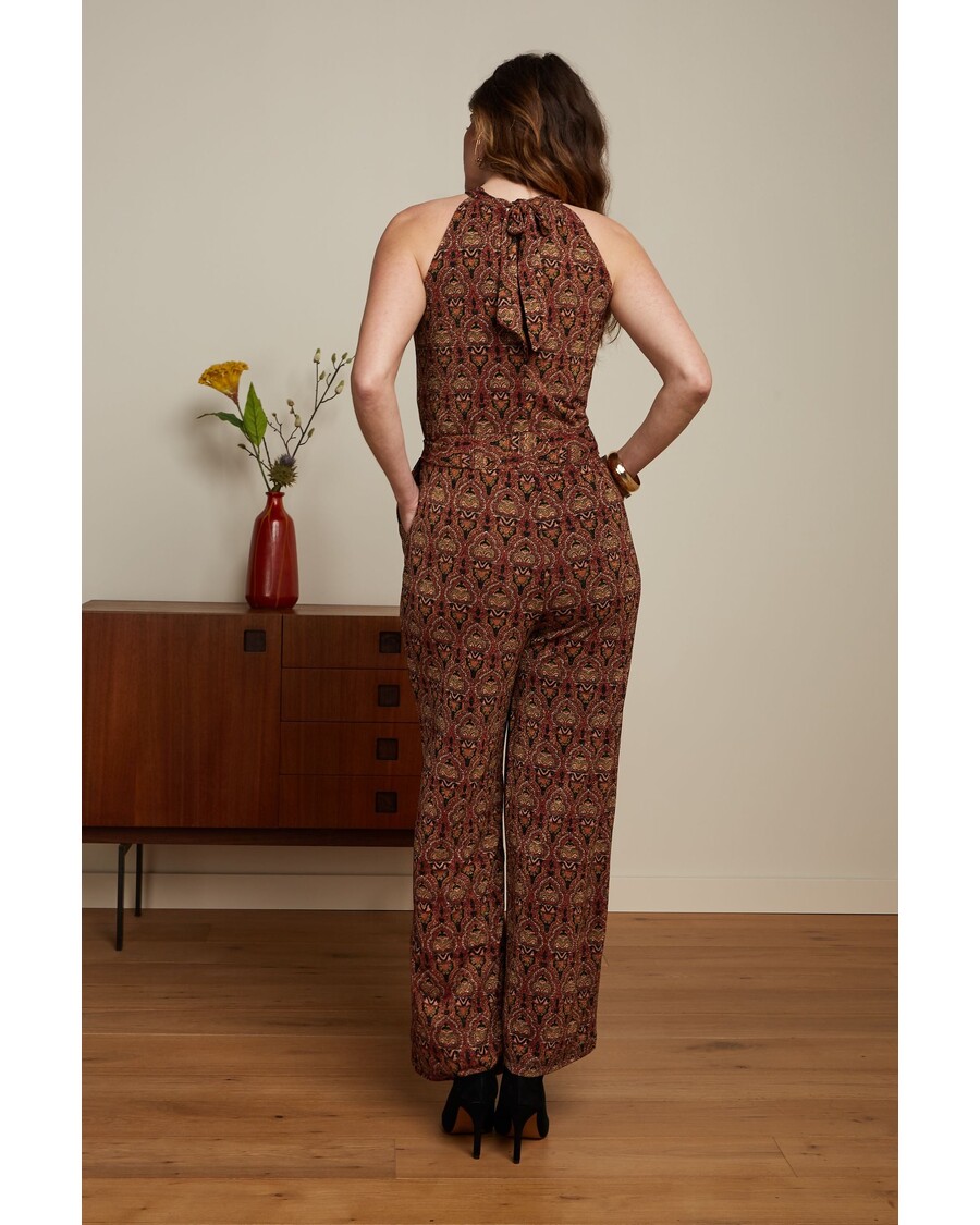 King Louie Marty Halter Jumpsuit Mystic