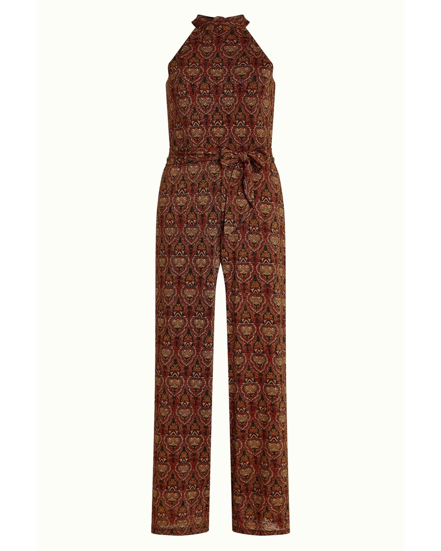 King Louie Marty Halter Jumpsuit Mystic