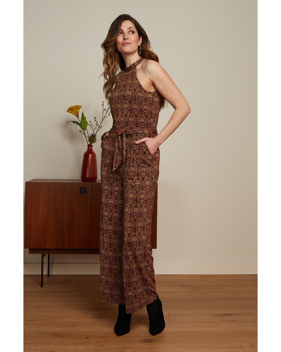 King Louie Marty Halter Jumpsuit Mystic