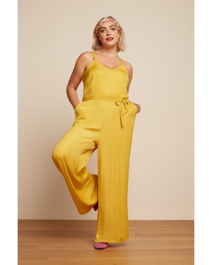 King Louie Lenny Jumpsuit Bisque