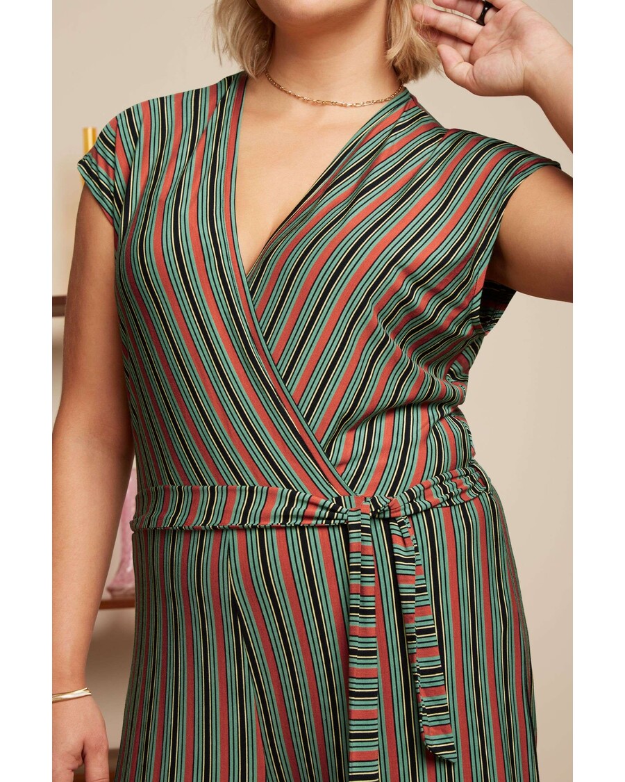 King Louie Mary Jumpsuit Castillo Stripe