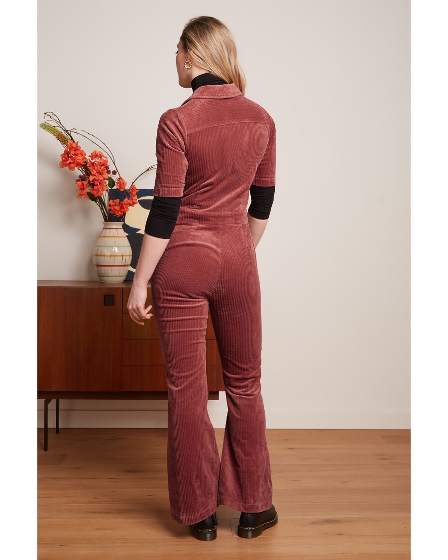 King Louie Garbo Flare Jumpsuit Corduroy