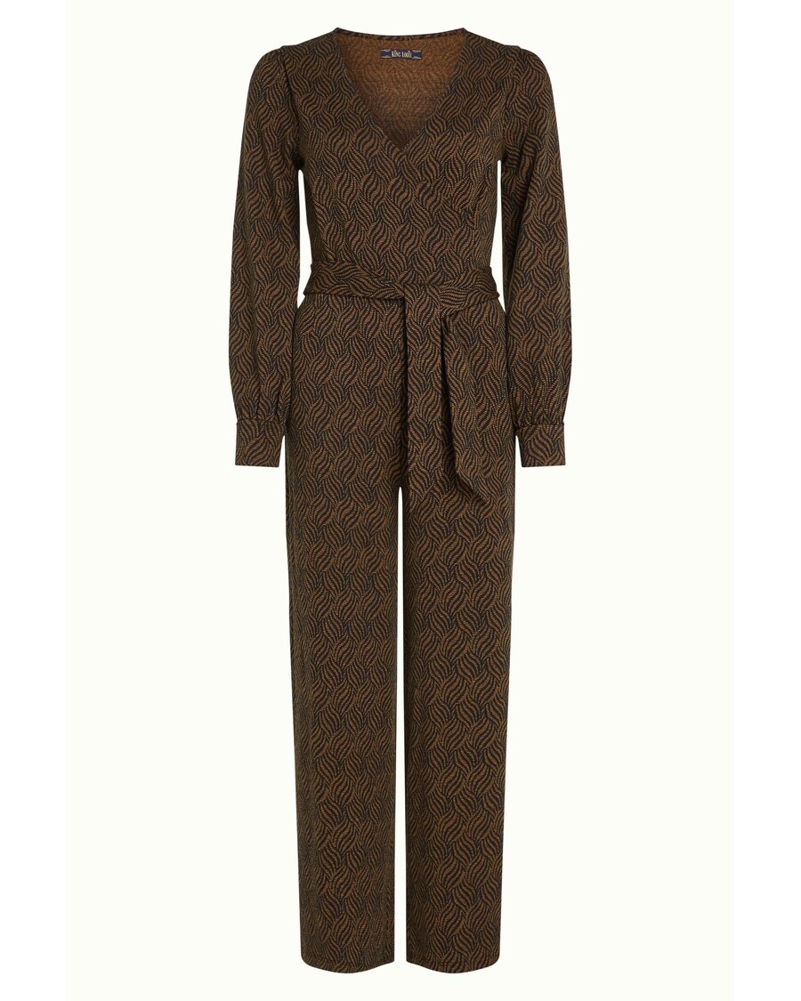 King Louie Zita Jumpsuit Ruby Jacquard