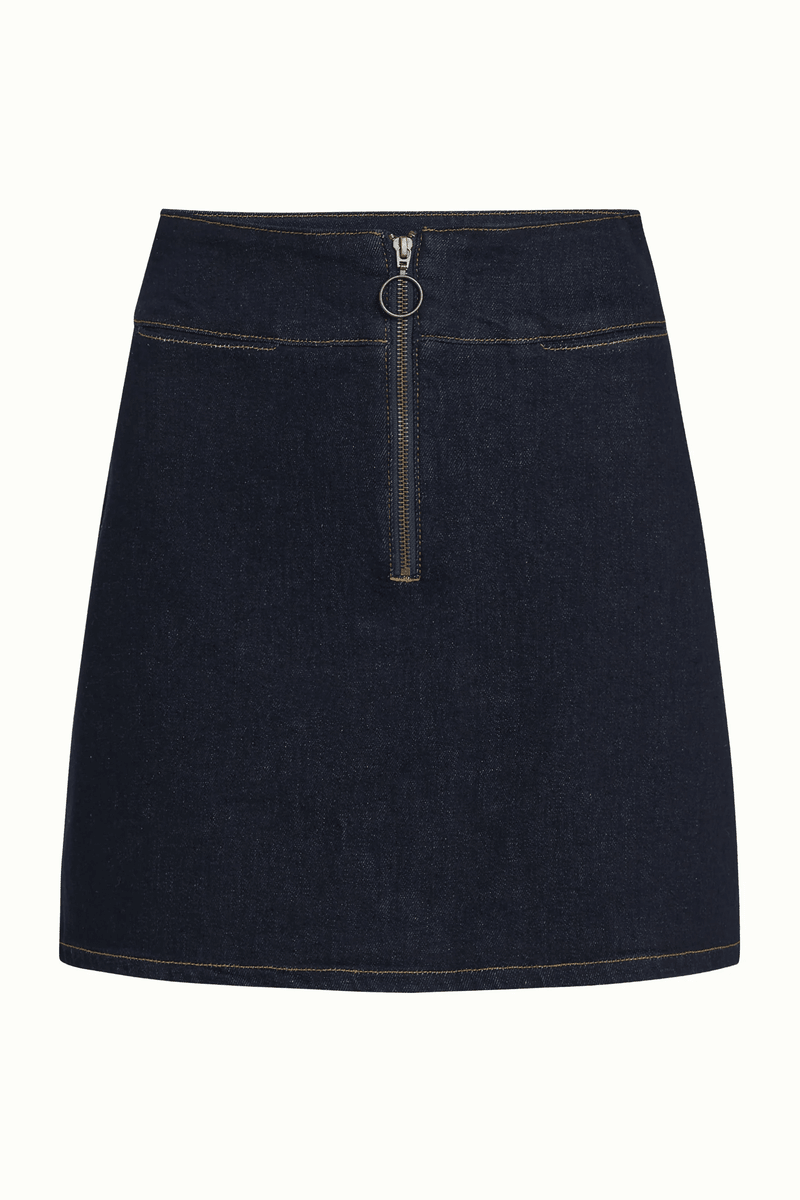 King Louie Olivia Lynlås Nederdel Walker Denim