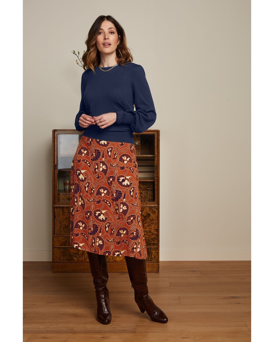 King Louie Juno Midi Skirt Cecilia