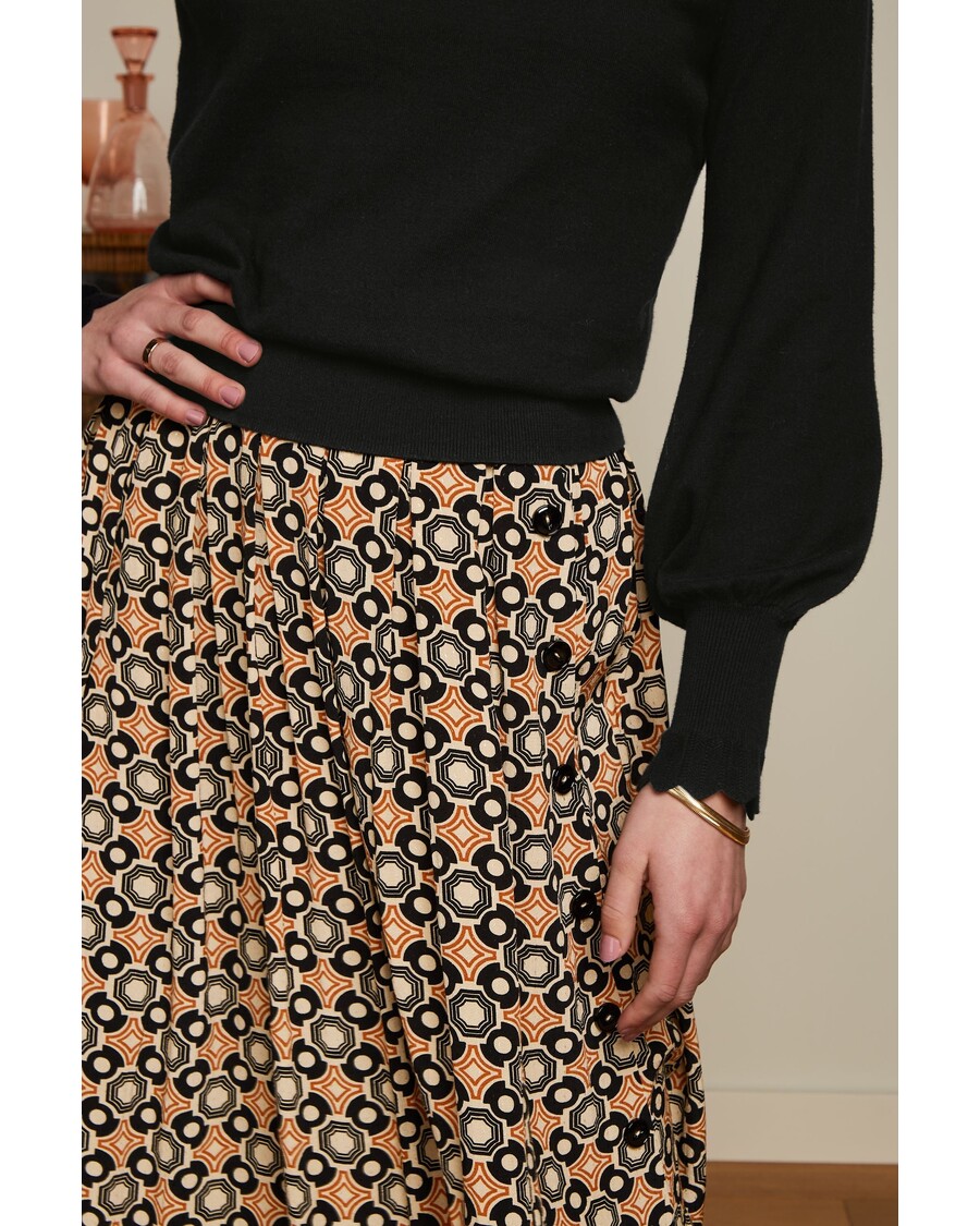 King Louie Arianna Pleat Skirt Ozzy