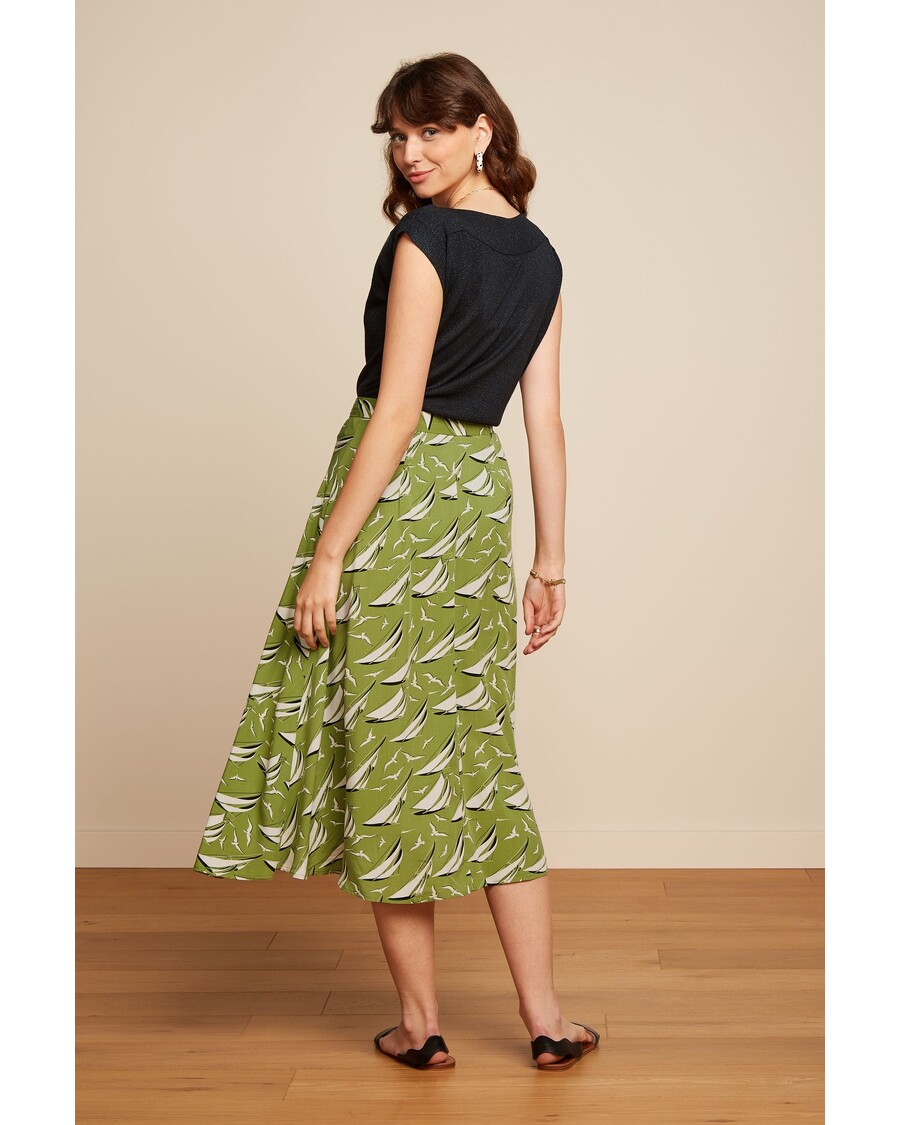 King Louie Judy Midi Skirt Bateau