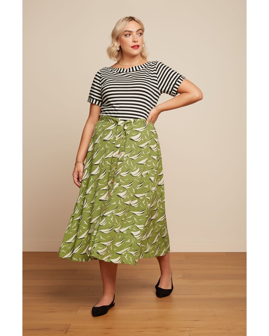 King Louie Judy Midi Skirt Bateau