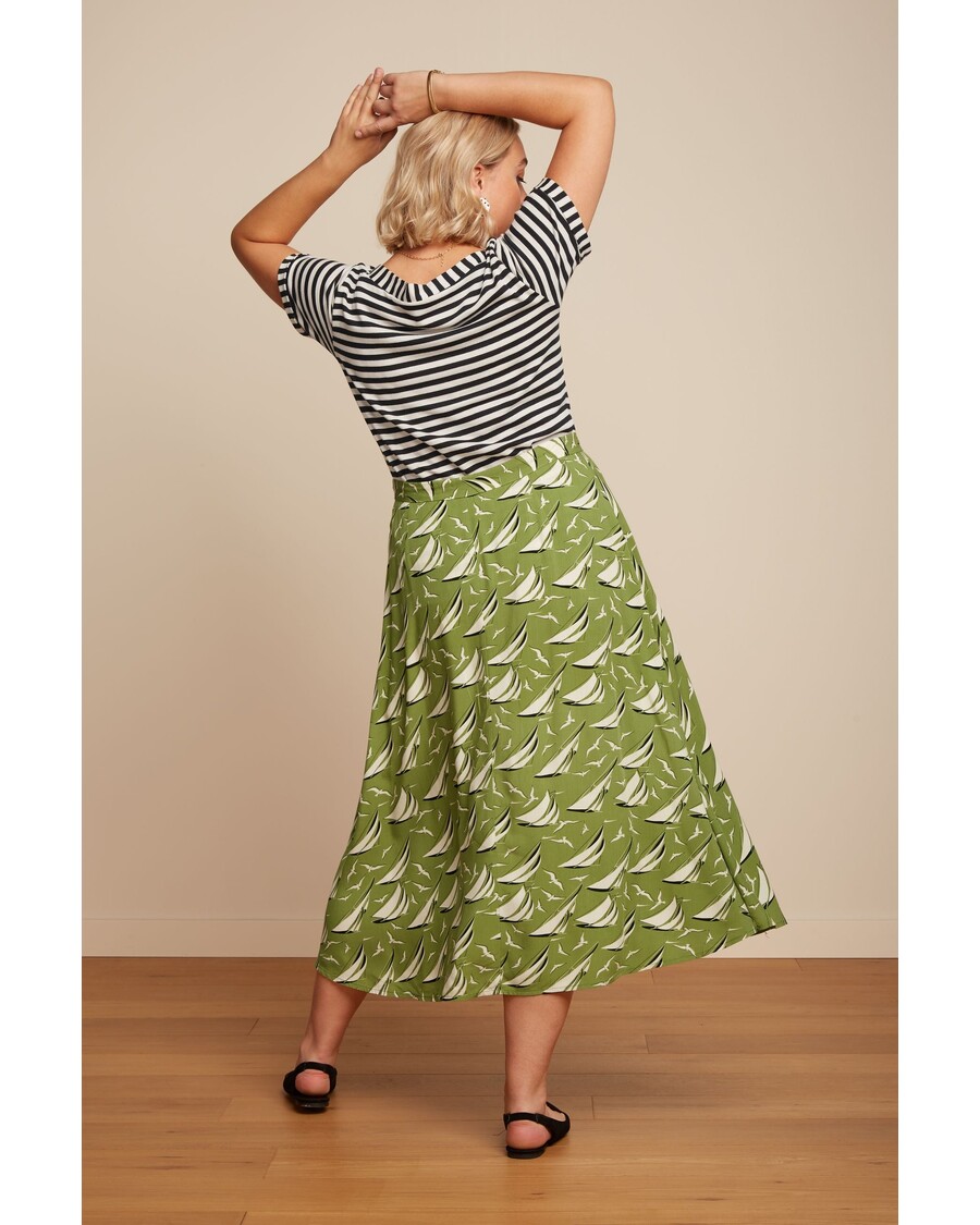 King Louie Judy Midi Skirt Bateau