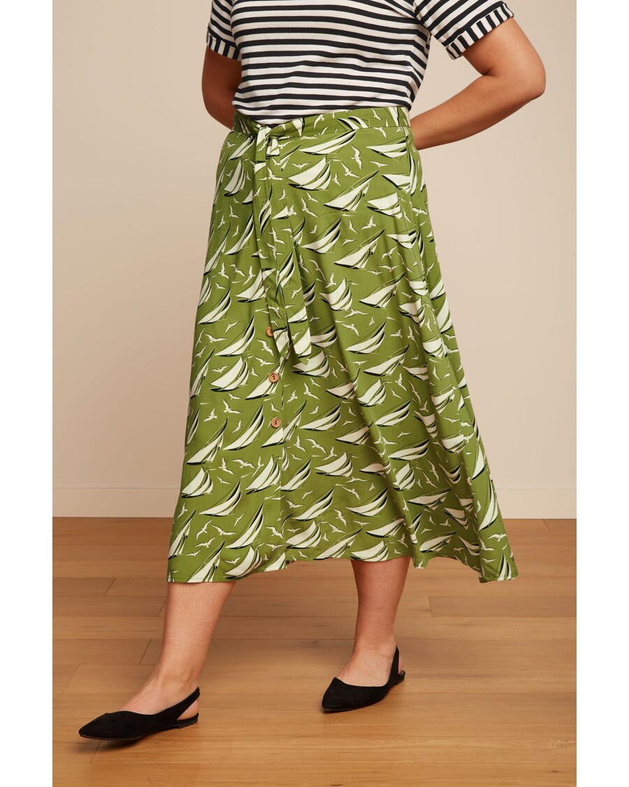 King Louie Judy Midi Skirt Bateau