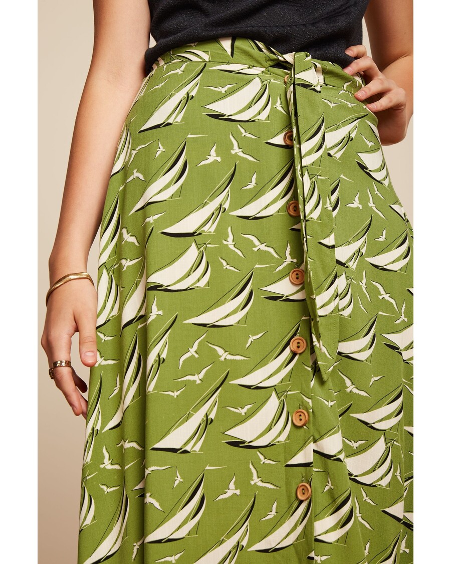 King Louie Judy Midi Skirt Bateau