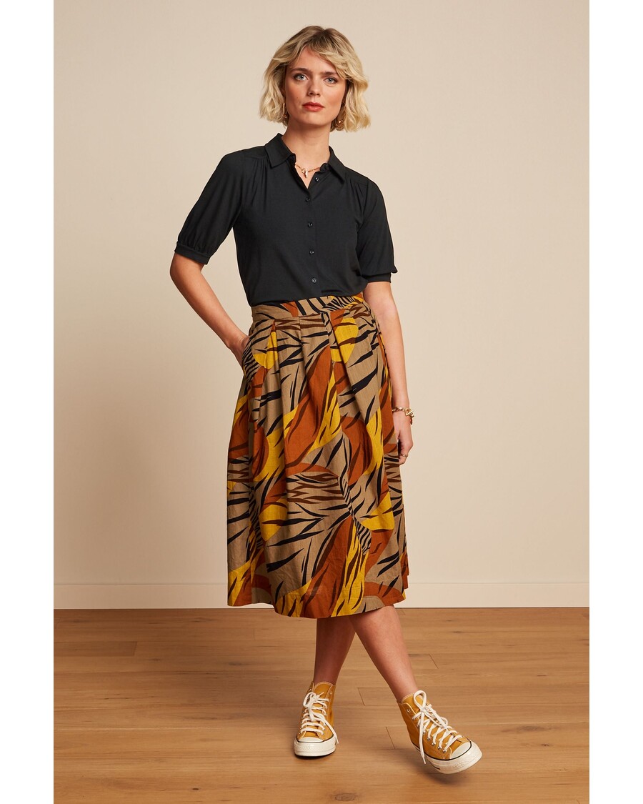 King Louie Suzette Pleat Skirt Zolea