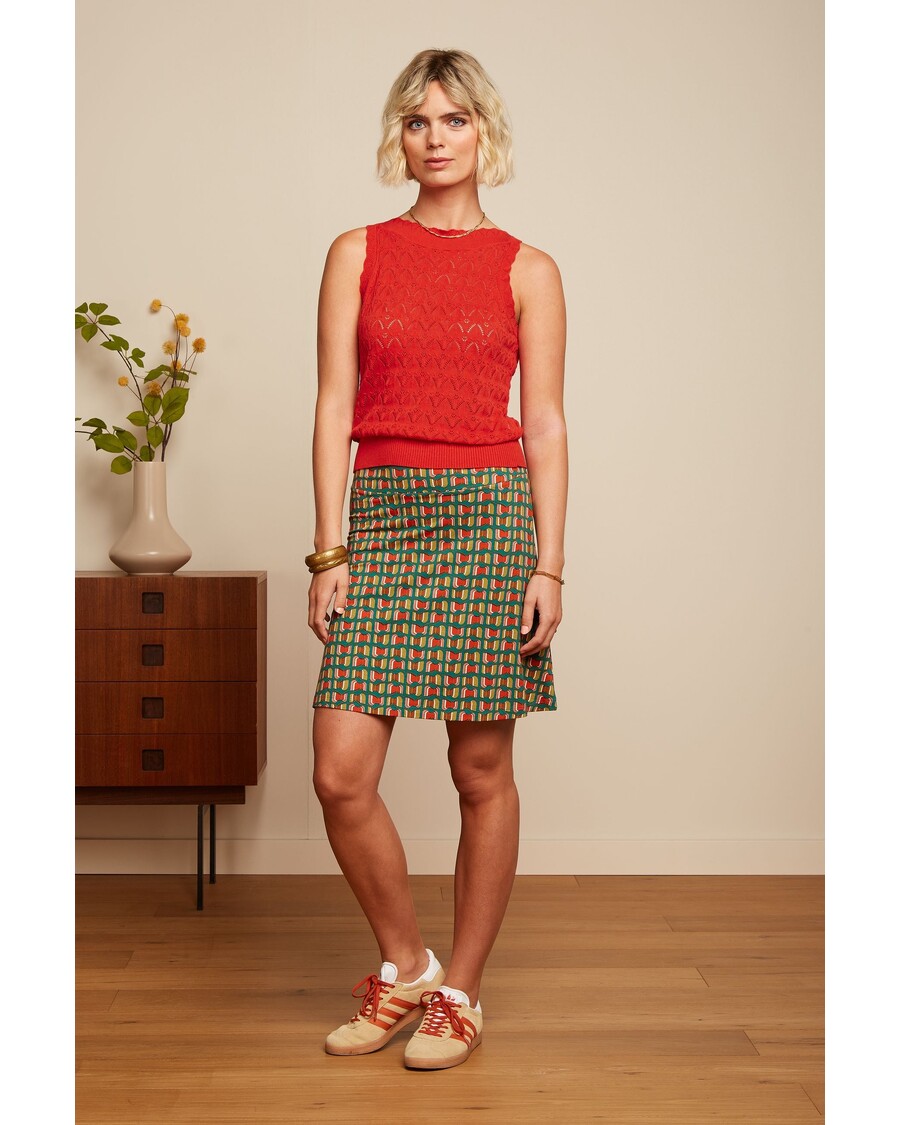 King Louie Border Skirt Rondine