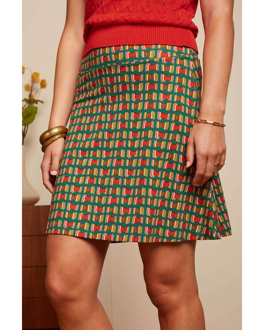 King Louie Border Skirt Rondine