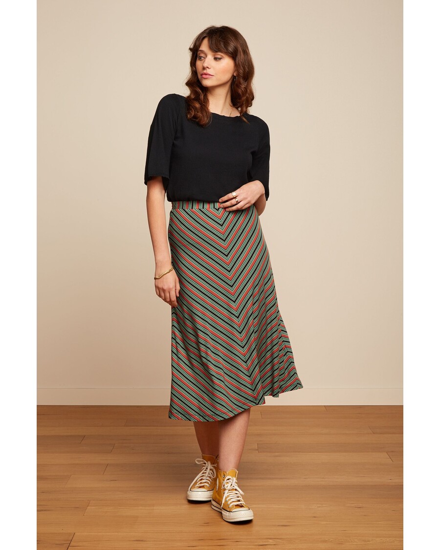 King Louie Juno Skirt Castillo Stripe
