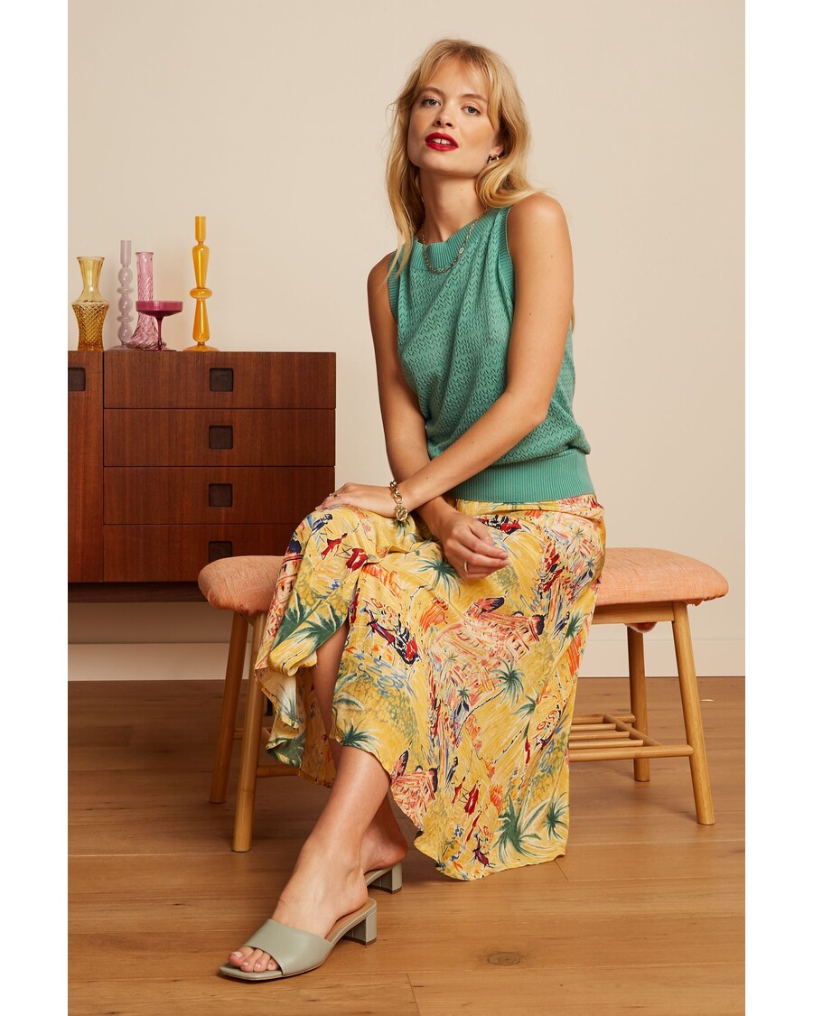 King Louie Judy Midi Skirt Serafini