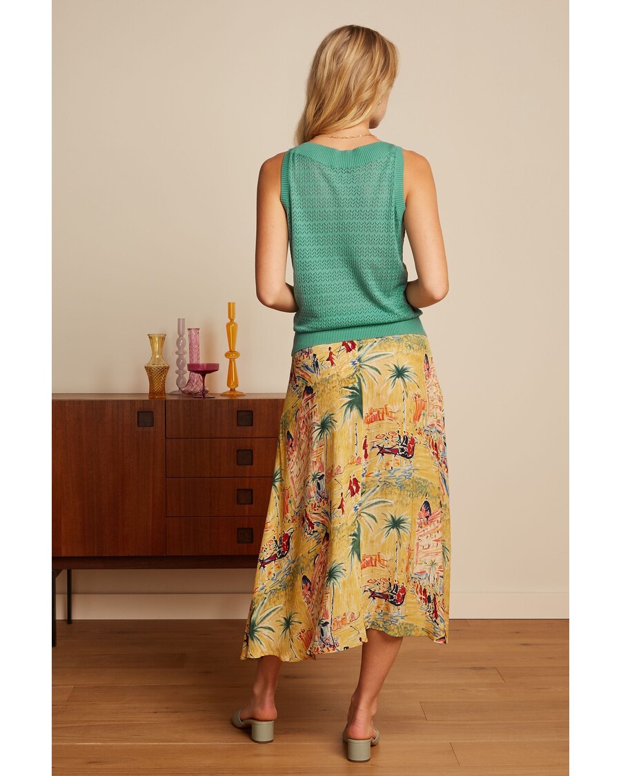 King Louie Judy Midi Skirt Serafini