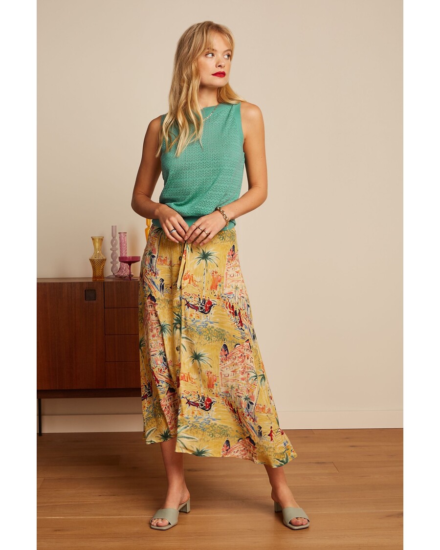 King Louie Judy Midi Skirt Serafini