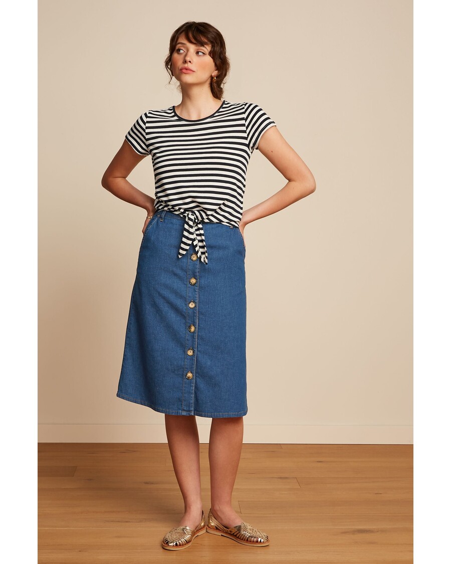 King Louie Marie Skirt Chambray