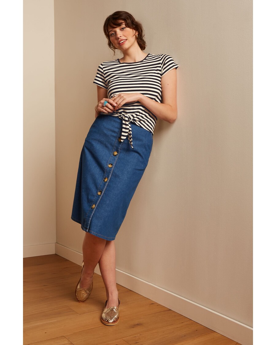King Louie Marie Skirt Chambray