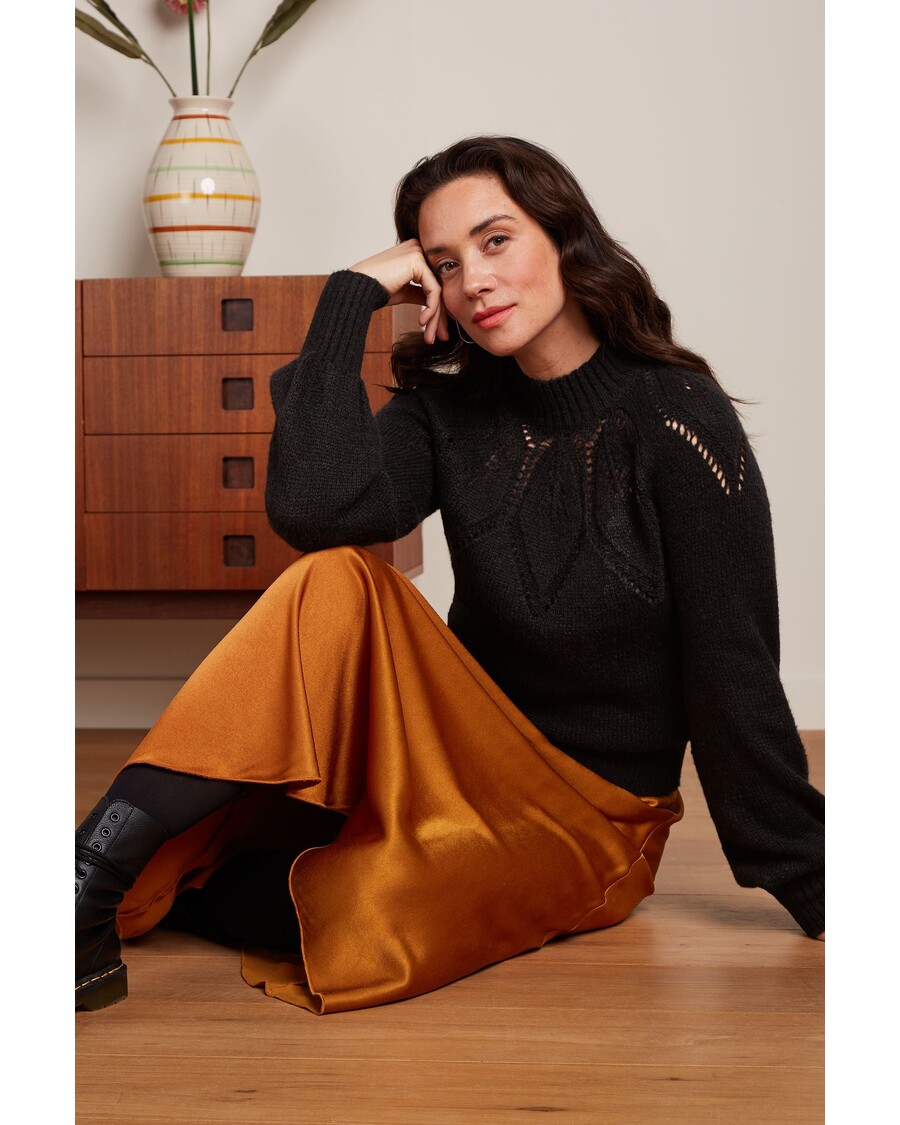 King Louie Bibi Skirt Star Satin