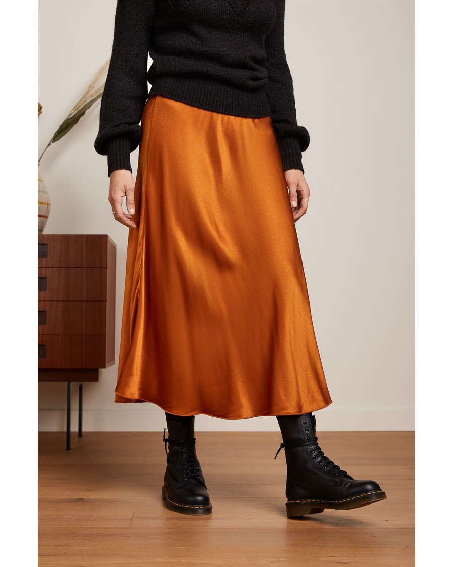 King Louie Bibi Skirt Star Satin